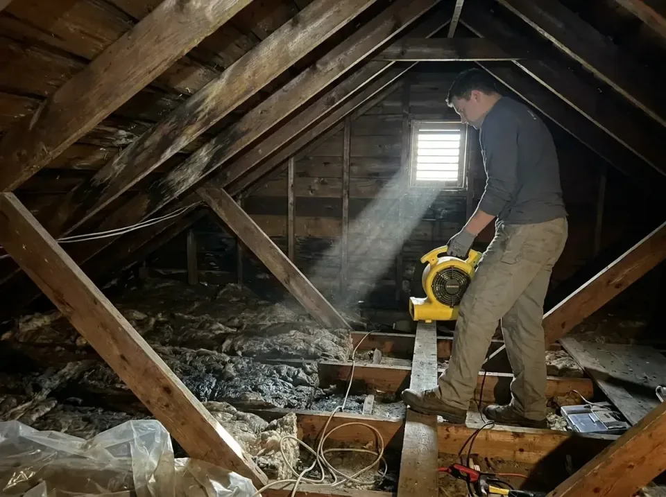 attic-water-damage-drying-proc-007 — frequently asked questions, Emergency Water Extraction & 24/7 Flood Response in Fredoni…
